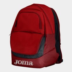 Czerwony Plecak Joma Diamond II - Trwały i Przestronny Design. Czerwone plecaki męskie Joma, bez wzorów, z poliesteru, sportowe. Za 79.99 zł.