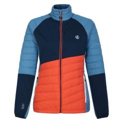 Damska Kurtka Hybrydowa Lexan. Brązowe kurtki sportowe damskie Dare 2B, xl, bez wzorów, bez ramiączek, bez kaptura, trekkingowe. Za 128.99 zł.