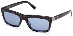 Guess Guess GU00212 92V 55 Okulary przeciwsłoneczne męskie prostokątne. Okulary przeciwsłoneczne damskie Guess, prostokątne. Za 164.99 zł.