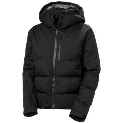 Damska kurtka narciarska Helly Hansen Kvitfjell Race. Czarne kurtki sportowe damskie Helly Hansen, na zimę, bez wzorów, bez ramiączek, bez kaptura, narciarskie. Za 1,446.10 zł.