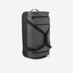 Torba podróżna na kółkach Kipsta Essential 70 l. Czarne torby podróżne damskie KIPSTA, bez wzorów. Za 249.99 zł.