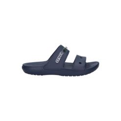 Klapki plażowe męskie Crocs Classic Sandal. Białe klapki męskie Crocs, bez wzorów, bez zapięcia. Za 119.99 zł.