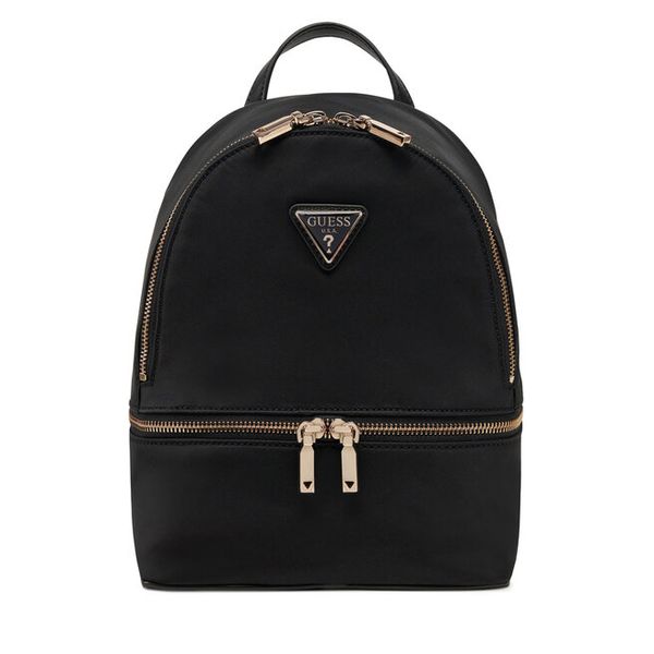 Plecak Guess. Czarne plecaki damskie Guess, z aplikacjami. Za 462.99 zł.