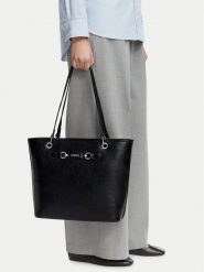 MEXX Torebka EO-MEXX-L-026-10 Czarny. Czarne shopperki damskie Mexx, bez wzorów, ze skóry, bez dodatków. Za 229.99 zł.