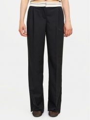 JJXX Spodnie materiałowe Ellis 12261522 Czarny Loose Fit. Czarne spodnie materiałowe damskie JJXX, bez wzorów, z materiału. Za 219.99 zł.
