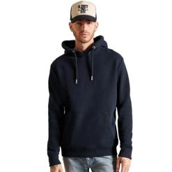 Kurtka z kapturem Superdry Fuji. Niebieskie kurtki męskie Superdry, m, bez wzorów, z puchu, z kapturem. Za 443.05 zł.