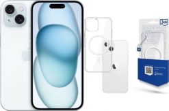 Smartfon Apple iPhone 15 128GB Blue (MTP43) + Etui MagCase. Niebieskie smartfony Apple. Za 3,318.00 zł.
