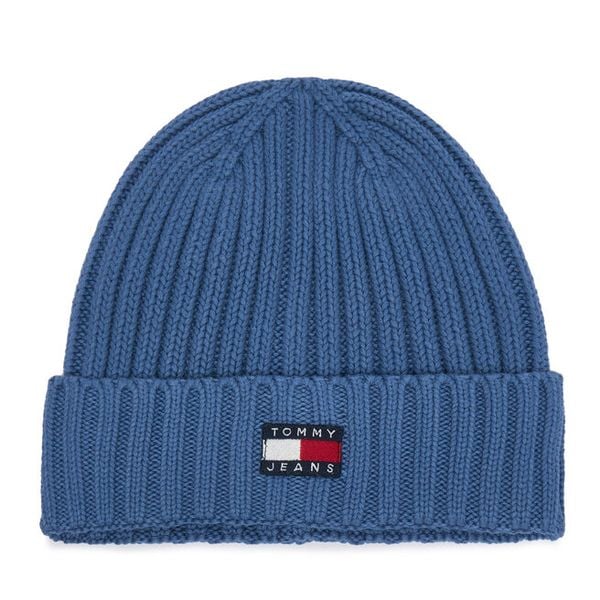 Czapka Tommy Hilfiger. Niebieskie czapki damskie Tommy Hilfiger, na zimę, bez wzorów. Za 149.99 zł.