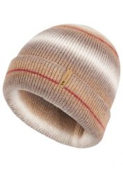 2058 Trespass Chevron - beżowo‑brązowa czapka unisex. Brązowe czapki damskie 2117 OF SWEDEN, na zimę, bez wzorów, z dzianiny, klasyczne. Za 55.90 zł.
