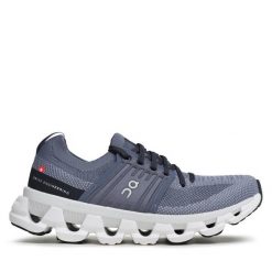 Buty do biegania On. Szare obuwie sportowe damskie On, bez wzorów, bez zapięcia, do biegania. Za 569.99 zł.