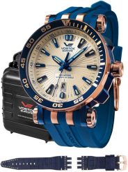 Zegarek męski Vostok Europe NH35A-575E651S niebieski. Niebieskie zegarki męskie Vostok Europe, bez wzorów. Za 6,853.44 zł.