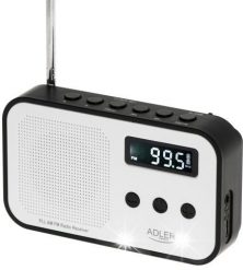 Radio Adler Adler AD 1907 Radio cyfrowe akumulatorowe PLL AM / FM 40 stacji / USB C. Radia Adler. Za 201.96 zł.