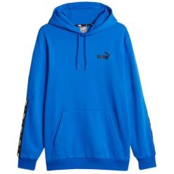 Męska Bluza Z Kapturem ESS+ Tape. Niebieskie bluzy męskie Puma, m, bez wzorów, z kapturem. Za 329.99 zł.