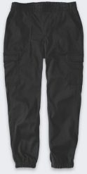 Carhartt Damskie Spodnie Carhartt Twill Jogger Black. Czarne spodnie dresowe damskie Carhartt, bez wzorów, sportowe. Za 342.16 zł.