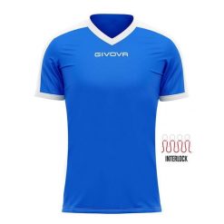Koszulka piłkarska dla dorosłych Givova Revolution Interlock. Białe bluzki damskie Givova, l, bez wzorów, sportowe, bez kołnierzyka, bez ramiączek. Za 122.99 zł.