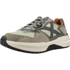 Buty MUNICH NEXA 02 Zielony. Zielone buty zimowe męskie munich, bez wzorów, ze skóry, bez obcasa, bez zapięcia. Za 426.30 zł.