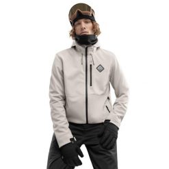 Kurtka snowboardowa męska W2 Cerro. Brązowe kurtki męskie SIROKO, m, bez wzorów, z softshellu, bez kaptura, narciarskie. W wyprzedaży za 538.95 zł.