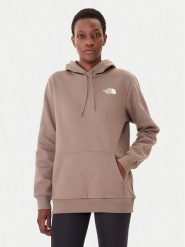 The North Face Bluza Simple Dome NF0A89EY Brązowy Regular Fit. Brązowe bluzy damskie The North Face, l, bez wzorów, z syntetyku, bez ramiączek, bez kaptura. Za 299.99 zł.