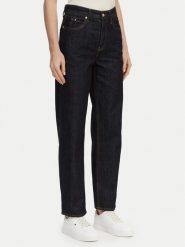 Tommy Hilfiger Jeansy WW0WW50966 Granatowy Taper Fit. Niebieskie jeansy damskie Tommy Hilfiger, bez wzorów, z bawełny. Za 489.99 zł.
