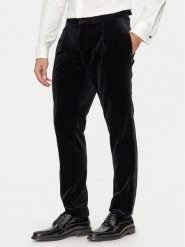 Hugo Spodnie materiałowe Getlin242E1X 50524910 Czarny Slim Fit. Czarne spodnie materiałowe męskie Hugo, bez wzorów, z bawełny. Za 459.99 zł.