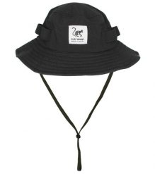 Czapka - UPF50 / wodoodporna - rozmiary S/M i L/XL (czarna). Czarne czapki damskie SURF MONKEY, bez wzorów, z materiału, sportowe. Za 179.95 zł.