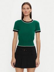Luisa Spagnoli Sweter Mansueti 58509 Zielony Regular Fit. Zielone swetry nierozpinane damskie Luisa Spagnoli, s, bez wzorów, z wełny, bez kołnierzyka, bez ramiączek. Za 699.99 zł.
