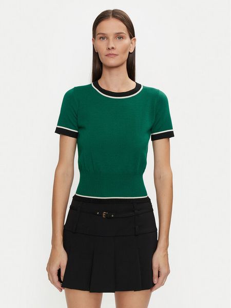 Luisa Spagnoli Sweter Mansueti 58509 Zielony Regular Fit. Zielone swetry nierozpinane damskie Luisa Spagnoli, xl, bez wzorów, z wełny, bez kołnierzyka, bez ramiączek. Za 489.99 zł.