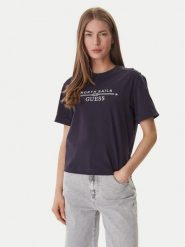 Guess T-Shirt GUESS x NORTH SAILS W6GI03 K2657 Granatowy Relaxed Fit. Niebieskie t-shirty damskie Guess, s, z aplikacjami, z bawełny, bez kołnierzyka, bez ramiączek. Za 259.99 zł.