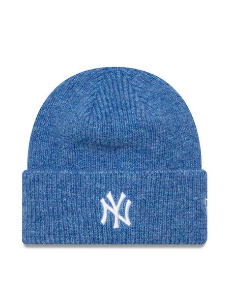 New Era Czapka Wide Cuff Bean 60565264 Niebieski. Niebieskie czapki damskie New Era, na zimę, bez wzorów, z materiału. Za 109.99 zł.