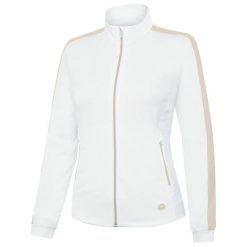 Damska bluza dresowa Galvin Green Dixie. Białe bluzy damskie GALVIN GREEN, bez wzorów, z dresówki, sportowe, bez ramiączek, bez kaptura. Za 667.00 zł.