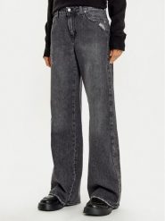 Haveone Jeansy PLS-M025 Szary Wide Leg. Szare jeansy damskie Haveone, bez wzorów, z bawełny. Za 489.99 zł.