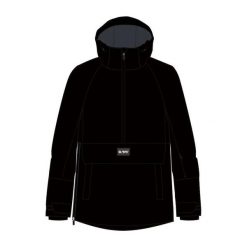 Kurtka narciarska Slope Ruki Lined Shell. Czarne kurtki sportowe męskie SLOPE, na zimę, m, bez wzorów, bez kaptura, narciarskie. Za 607.50 zł.