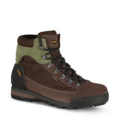 Buty trekkingowe męskie Aku Slope Original Gtx. Brązowe buty zimowe męskie Aku, bez wzorów, z materiału, bez obcasa, bez zapięcia. Za 998.00 zł.