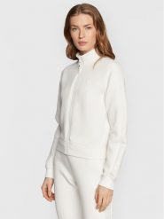 Guess Bluza Allie V2YQ17 K7UW2 Biały Regular Fit. Białe bluzy damskie Guess, xl, z aplikacjami, z wiskozy, bez ramiączek, bez kaptura. Za 269.99 zł.