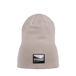 Czapka BUFF KNITTED BEANIE LILON LONG. Szare czapki damskie Buff, bez wzorów, z materiału, eleganckie. Za 94.99 zł.