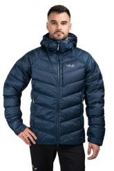 Kurtka puchowa męska Glaceon Pro. Brązowe kurtki męskie RAB, l, bez wzorów, z poliamidu, z kapturem. Za 1,259.99 zł.