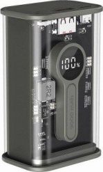 Powerbank Gembird Transparentny 9000mAh Czarny. Czarne powerbanki Gembird. Za 42.99 zł.