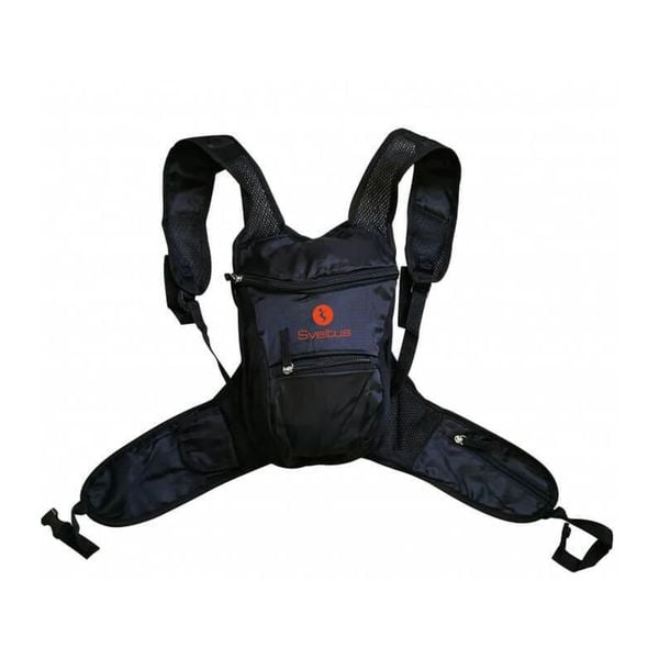 Plecak biegowy Sveltus. Czarne plecaki damskie SVELTUS, bez wzorów, z materiału. Za 101.41 zł.