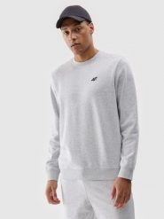 4F Bluza dresowa nierozpinana bez kaptura męska - szara M. Szare bluzy męskie 4F, m, bez wzorów, z bawełny, klasyczne, bez ramiączek, bez kaptura. W wyprzedaży za 99.99 zł.