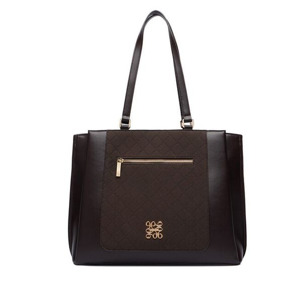 Torebka Nine West. Brązowe shopperki damskie Nine West, bez wzorów, bez dodatków. Za 329.99 zł.