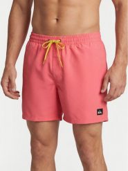 Quiksilver Szorty kąpielowe Everyday Solid Volley 15 EQYJV04120 Koralowy Regular Fit. Pomarańczowe kąpielówki męskie Quiksilver, bez wzorów, z syntetyku. Za 129.99 zł.