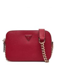 Guess Torebka 176307 Czerwony. Czerwone torebki do ręki damskie Guess, z aplikacjami, ze skóry, bez dodatków. Za 399.99 zł.