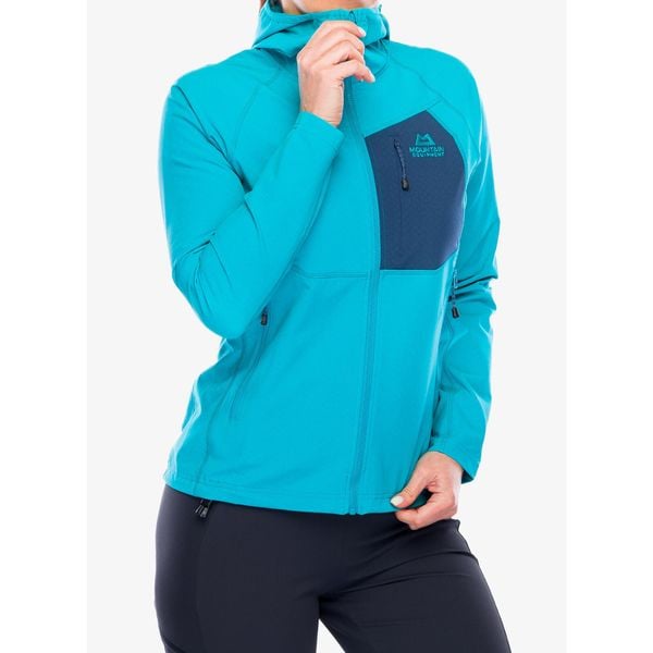 Bluza z kapturem damska Mountain Equipment Arrow Hooded Jacket. Zielone bluzy damskie MOUNTAIN EQUIPMENT, m, bez wzorów, bez ramiączek, z kapturem. Za 459.99 zł.