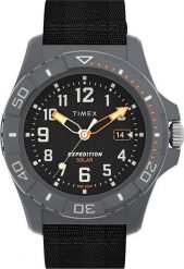 Zegarek Timex Zegarek męski TW2V40500 czarny. Czarne zegarki męskie Timex, bez wzorów. Za 539.00 zł.