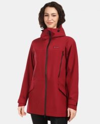 Damska płaszcz outdoorowy Kilpi AYRA-W. Czerwone płaszcze damskie Kilpi, m, bez wzorów, z materiału, eleganckie, bez kołnierzyka, bez kaptura. Za 731.89 zł.