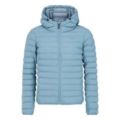 Kurtka puchowa z kapturem dla kobiet Protest Ice. Niebieskie kurtki sportowe damskie Protest, na zimę, bez wzorów, z puchu, bez ramiączek, z kapturem, narciarskie. Za 383.00 zł.