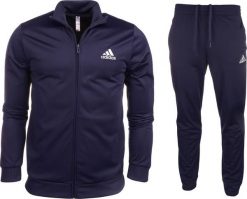 Adidas Dres męski adidas Track Suit Primegreen Essentials granatowy GK9655 4. Niebieskie komplety dresowe męskie Adidas, m, bez wzorów, z dresówki. Za 239.49 zł.
