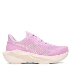 Buty do biegania Asics. Czerwone obuwie sportowe damskie Asics, bez wzorów, bez zapięcia, do biegania. Za 709.99 zł.
