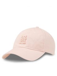Tommy Hilfiger Czapka z daszkiem Beach Summer Soft Cap AW0AW16170 Różowy. Czerwone czapki damskie Tommy Hilfiger, bez wzorów, z materiału. Za 119.99 zł.