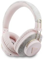 Słuchawki nauszne Guess Triangle Logo Bluetooth ENC różowy. Czerwone słuchawki nauszne Guess. Za 221.29 zł.